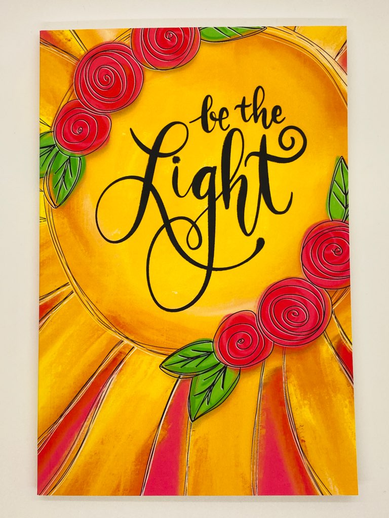 Be the Light Blank Lined Journal
