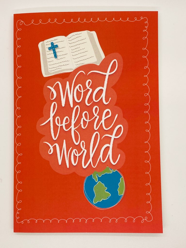 Word Before World Blank Lined Journal