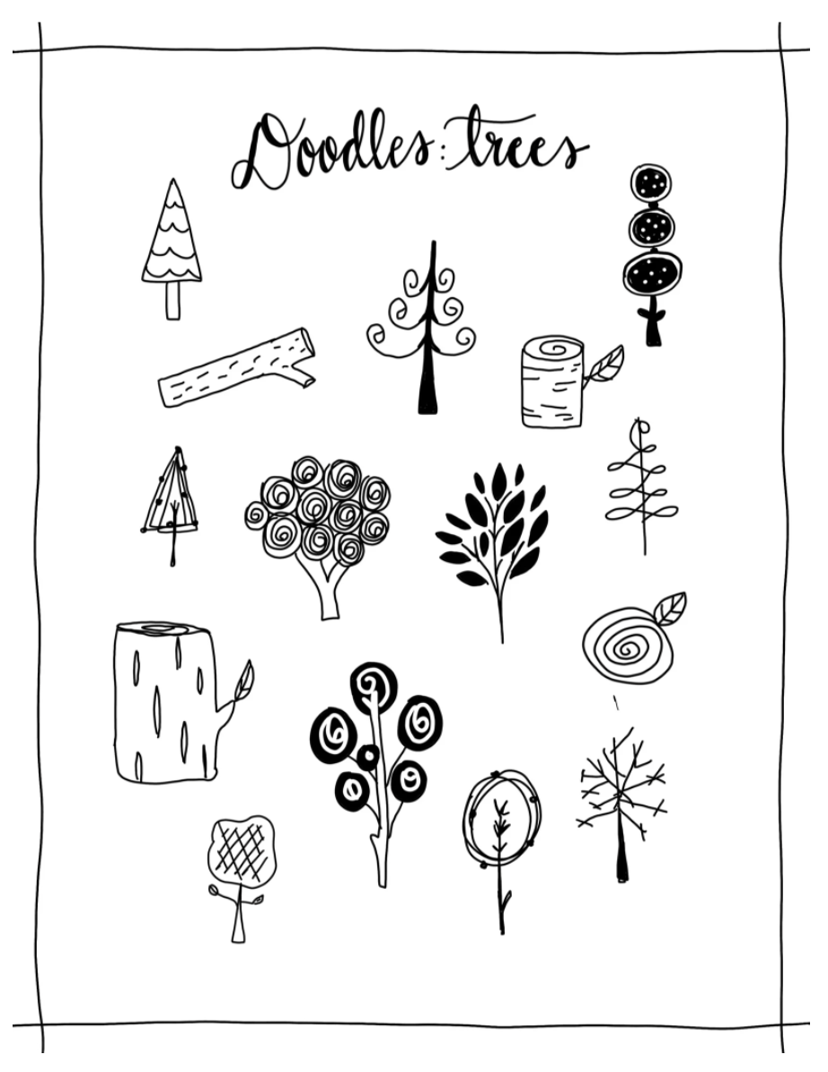 Hand Lettering and Doodle Workbook with free Brush Pen