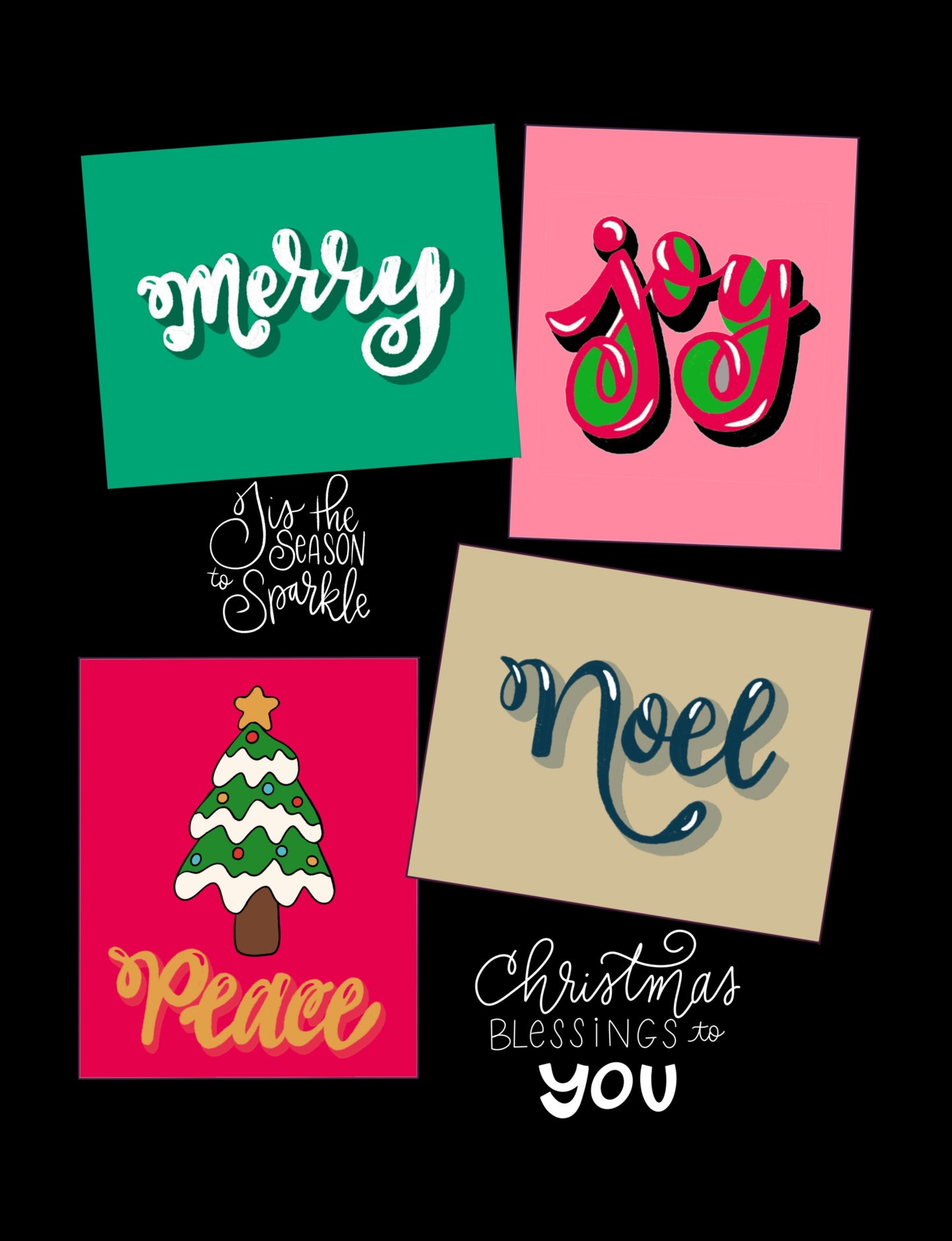 Hand Lettering & Doodling for the Holidays Idea Book