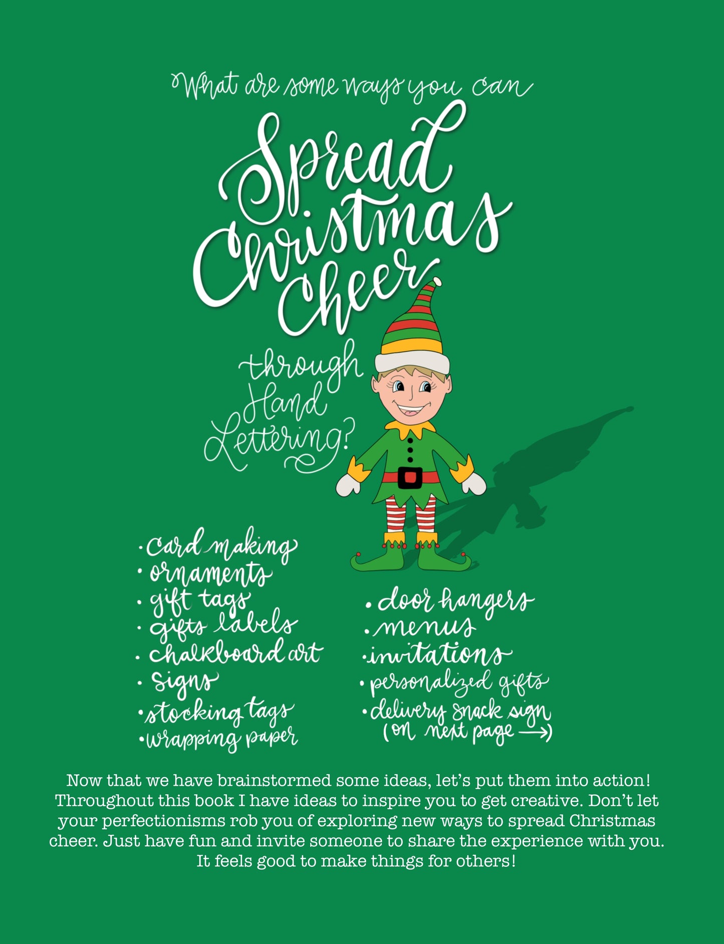 Hand Lettering & Doodling for the Holidays Idea Book