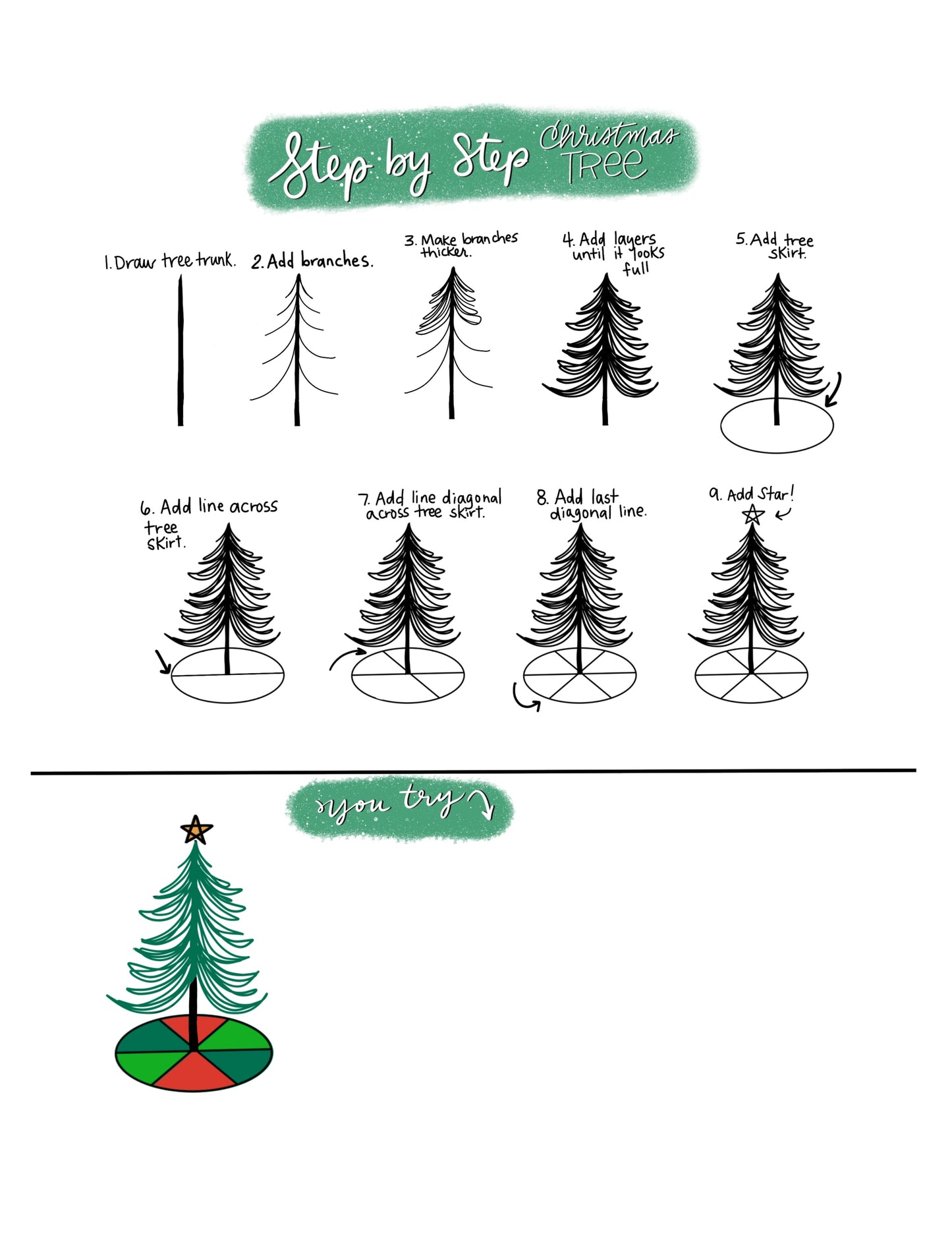 Hand Lettering & Doodling for the Holidays Idea Book