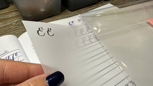 10 Sheets Tracing Paper for Hand Lettering Vellum