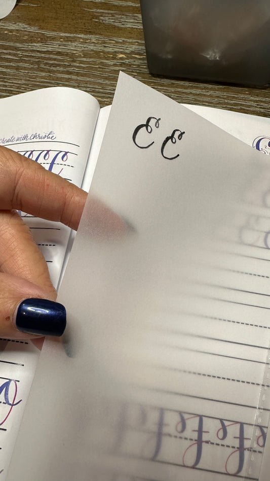 10 Sheets Tracing Paper for Hand Lettering Vellum