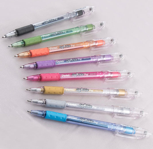 8 Sparkle Pop Metallic Pens by Pentel