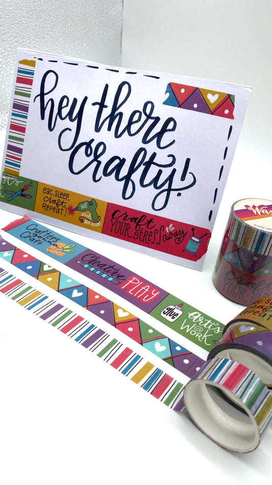 Crafters Funny Sayings Washi Tape Set of 3