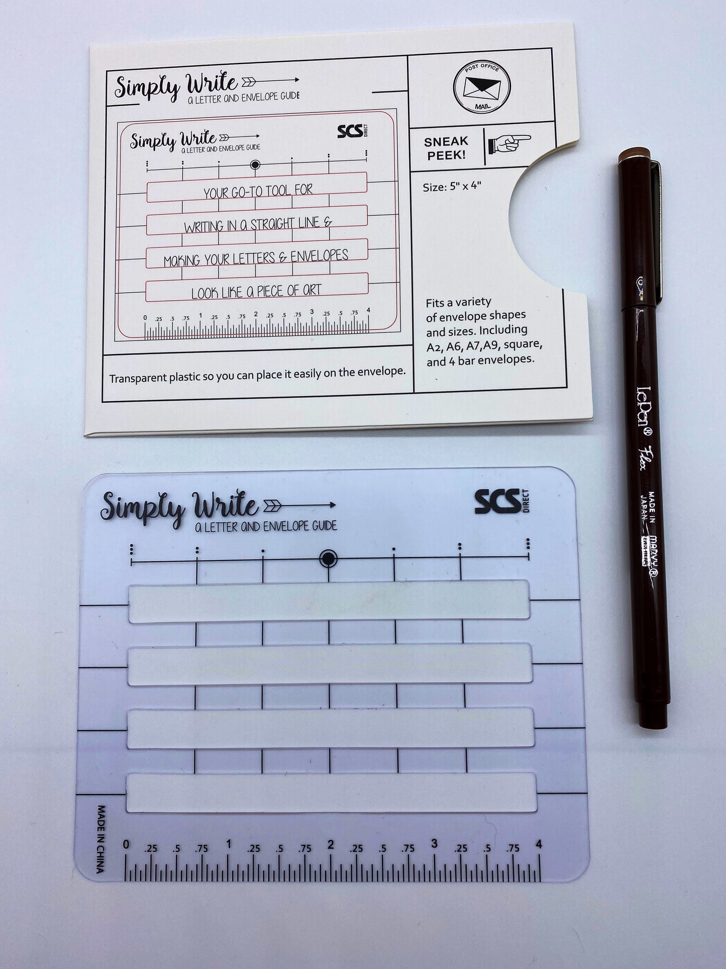 Hand Lettering Envelope Addressing Template